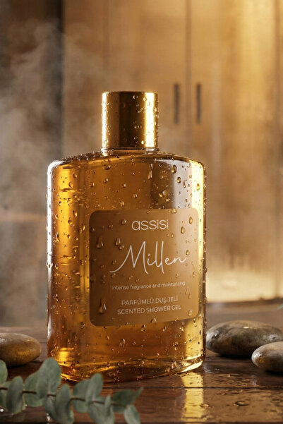 Assisi Millen Parfümlü Duş Jeli 475 ml – Kadın & Erkek İçin Kalıcı Koku, Neml...
