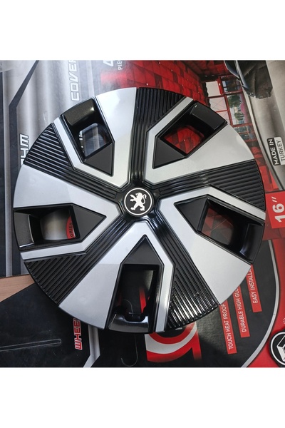 Universal Peugeot 301 Uyumlu 15 inç Jant Kapağı 4'lü Takım Amblem Hediyeli