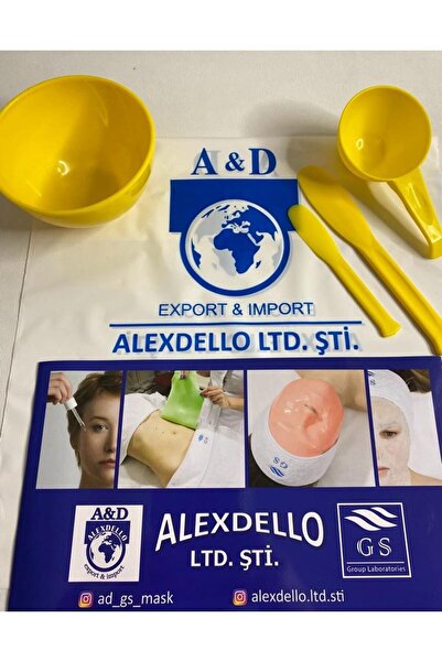 Genel Markalar Maske Karıştırma Kabı 3 lü Seti - Silikonlu Kırılmaz plastik. Kase,spatula,ölçek.