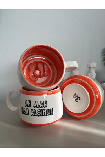 Gonulella كوب بتصميم خاص من Ah Alan Nah Alır / كوب بعصا / كوب بعصا / كوب هدية...