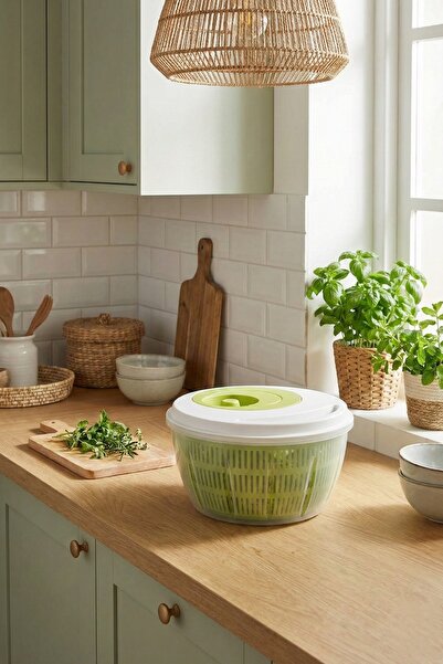 VOLORAHOME Çevirmeli Salata Sebze Meyve Kurutucu - Ce Belgeli