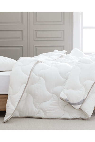 Madame Coco Odette Tek Kişilik Bambu Yorgan - Beyaz