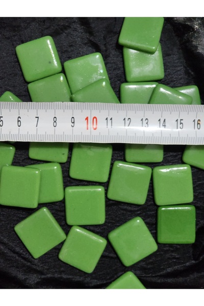 Atölye Öğretmenim Mozaik Taşı 2kg 150 Adet Yeşil Renk