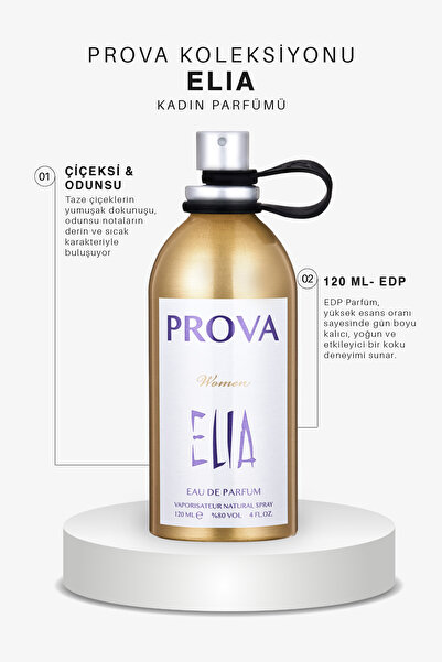 prova Elia Edp Odunsu Kadın Parfüm 120 ml
