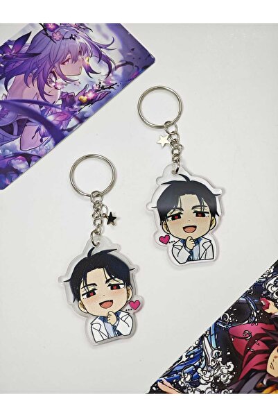 Yenaplanner سلسلة مفاتيح مزخرفة لحقيبة المسرح الغريبة (قطعة واحدة)