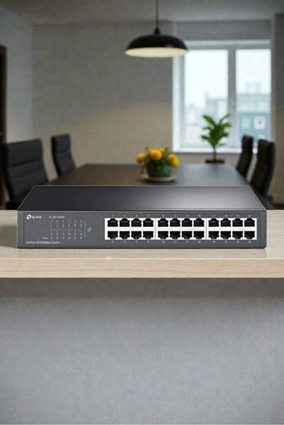 TP-LINK ccx-uta1 Tl-sf1024d 24-port 10/100 Mbps çelik kasa Switch