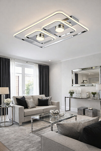 ESSLİGHT DORA 60 CM LED AVİZE 3 RENK IŞIK MOD MODERN SALON MUTFAK AVİZESİ