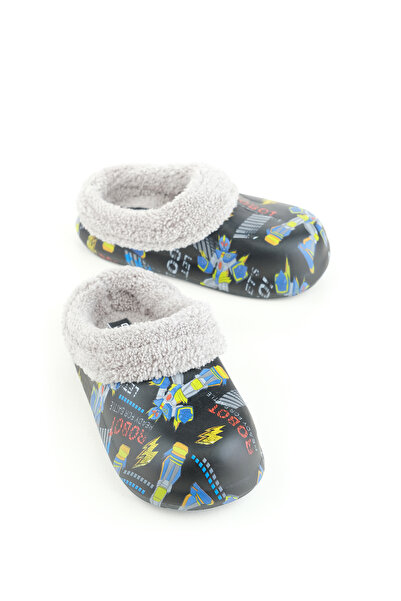 GEZER Χειμερινές παντόφλες για αγόρια με βελούδινο εσωτερικό υγρό δάπεδο