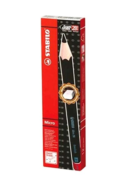 Stabilo علبة أقلام رصاص درجة الامتحان 12 - 2B