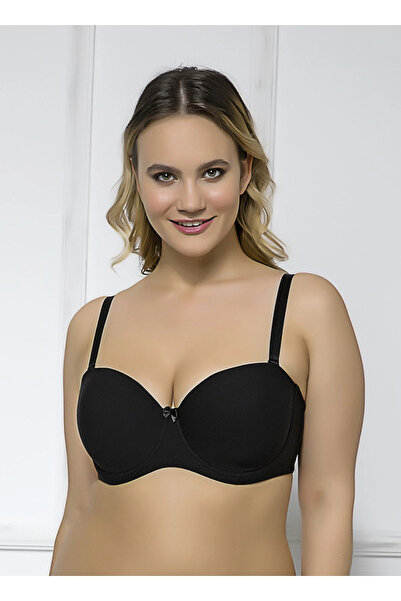MOONLİGHT 2153 Памучен съкращаващ се сутиен черен
