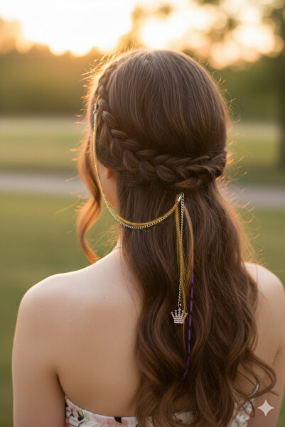 tutu tasarım سلسلة شعر من ريش الحجل، إكسسوار شعر من ريش الحجل