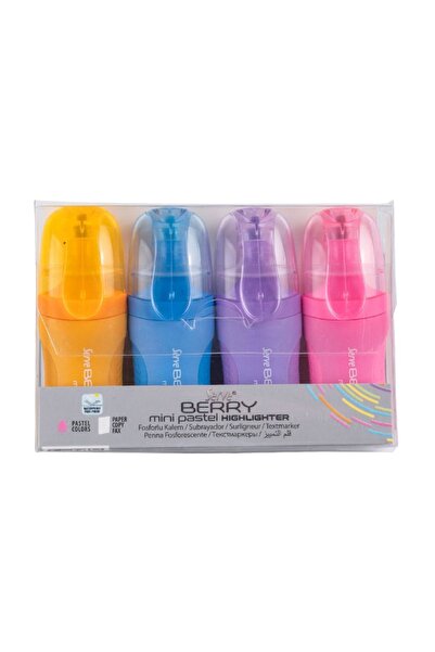 Serve FOSFORLU KALEM BERRY SET MİNİ PASTEL 4 LÜ