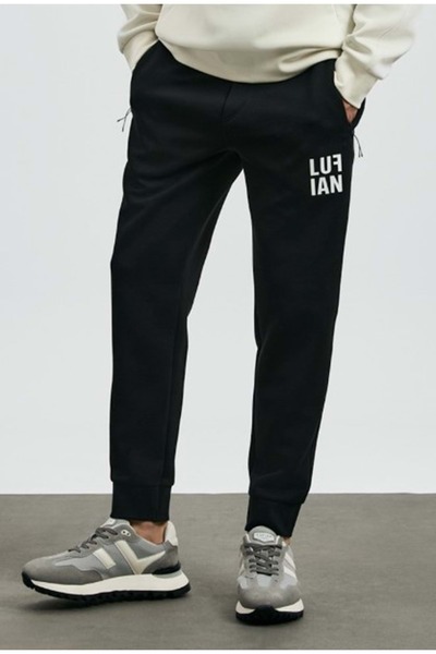 Lufian 112050077 Mata Men's Sweatpants Black