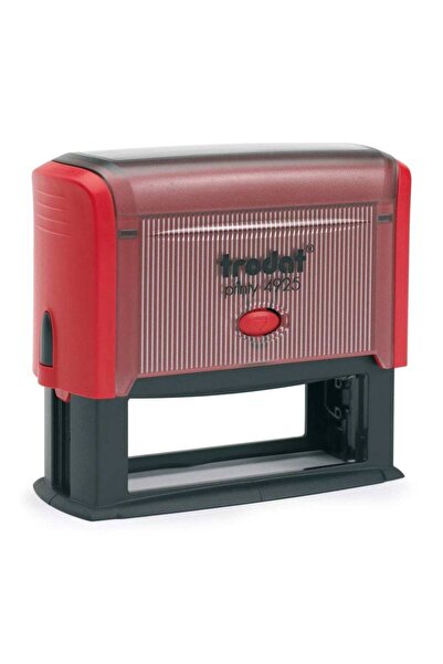 Trodat ختم آلي برينتي 4925 باللون الأحمر والأسود مقاس 82 × 25 مم