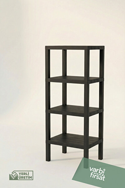 Varbifırsat 4 Katlı Düzenleyici Plastik Raf Ünitesi, Kitaplık, Banyo, Mutfak ...