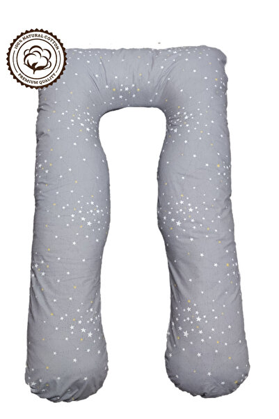 BeybiNest Μαξιλάρι υποστήριξης εγκυμοσύνης Milky Way Stars - 100% οργανικό βα...