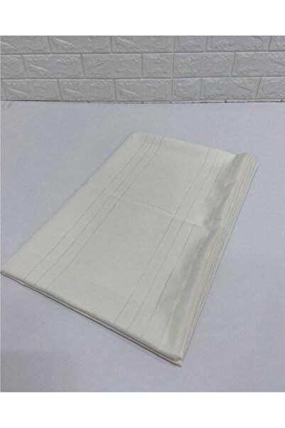 Çt Çeyizci Tekstil مفرش طاولة مفرد مخطط كولبر 160×220 سم - إكرو