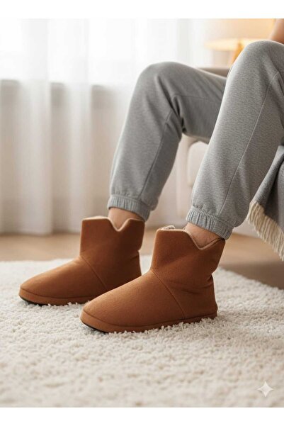 MODA ERKEK KIŞLIK EV BOTU DÜZ SÜET