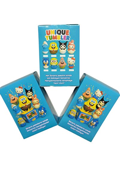 Pofika Hello Kıtty,Kuromı,Şirinler,SüngerBob,Sonıc Süpriz 3D Hacıyatmaz Figür...