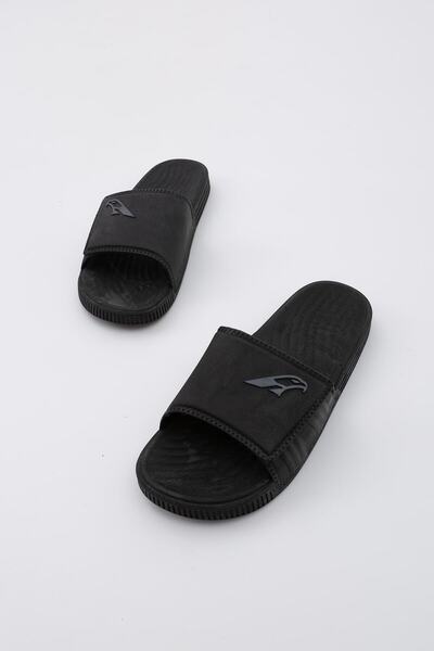 GEZER Black Non-Slip Sea Beach Pool Bathroom Turkish Bath Wet Floor Slippers ...
