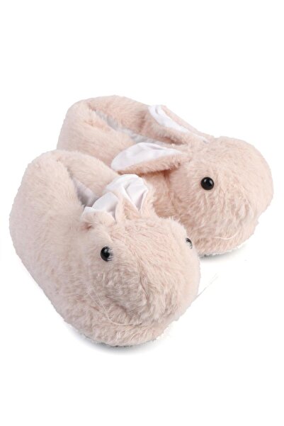 SUNSTEP شبشب نسائي من القطيفة على شكل أرنب شتوي