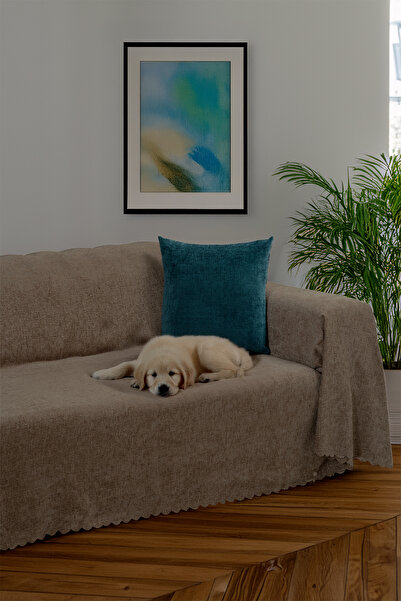 Latuda Home Κάλυμμα καναπέ Premium 175x300 Μεγάλης Βαθμίδας Ζακάρ Σενίλ Καφέ ...