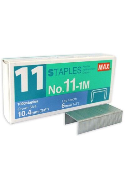 Max No:11-1m Staple Wire 1000 Pieces 1 Box (10 Pieces)