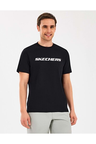 SKECHERS M Ανδρικό μπλουζάκι με γραφικό σχέδιο S2510169 ΜΑΥΡΟ