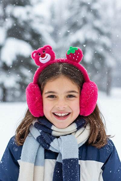 Kitti Dečije zimske Pliš slušalice