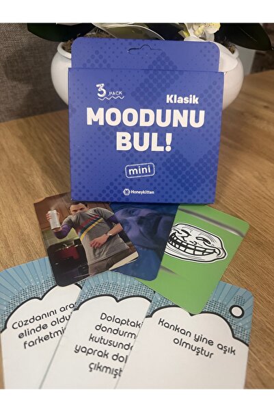 Moodunu Bul Mini Klasik Kart Oyunu 3. Paket 41 Kart