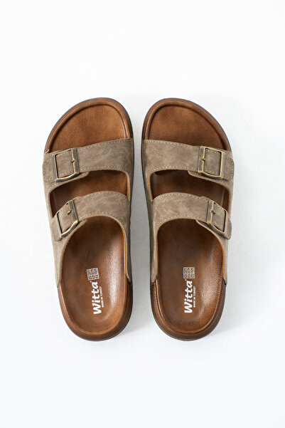 Witta نعال يومية لتقويم العظام غير قابلة للانزلاق، مشبك من الجلد الناعم، شباش...