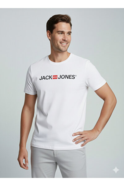 Jack & Jones 12137126 Μοντέλο Λευκό T-Shirt