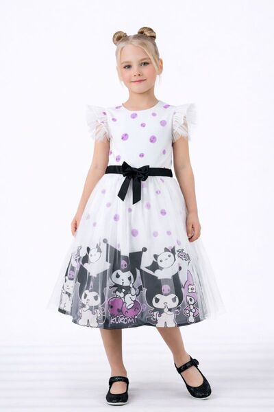 RAPAPA Κοριτσίστικο τούλι Kuromi και My Melody με σχέδιο τούλι Κοριτσίστικο π...