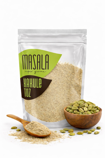 Super Gurme Masala Kakule Toz 40 g (Taze Öğütülmüş) - Cardamom Powder (Menşei...