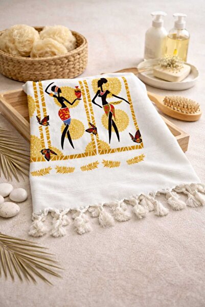 Milenam منشفة الشاطئ من قماش الخيزران