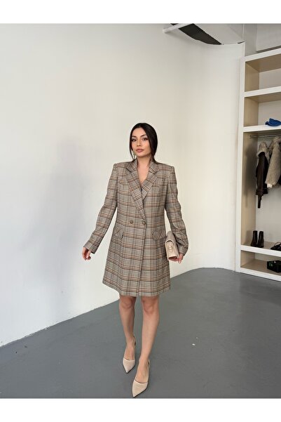 VUNTAL Salaş Ekose Ceket