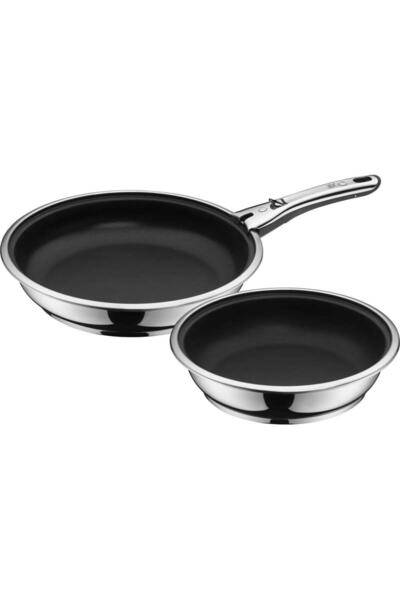 WMF Click&Serve 24+28 cm Tava & Çıkarılabilir Sap 3 Parça Set