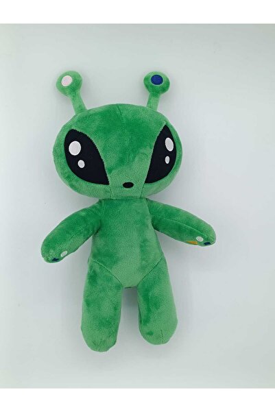 IKEA Aftonsparv 34 Cm Yeşil Uzaylı Alien Yumuşak Peluş Oyuncak