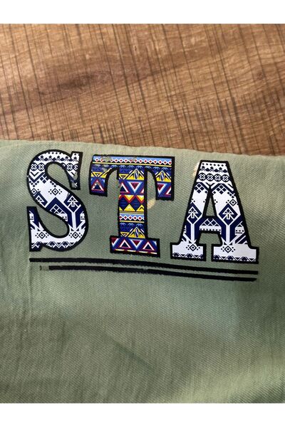 Gönülden Tasarım ÜTÜ İLE YAPIŞAN KESİLEBİLİR STA HARFLERİ ETNİK ARMA TRANSFER...