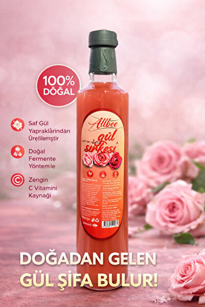 ALBEE Gül Sirkesi - 500 ml (Doğal Fermentasyon)