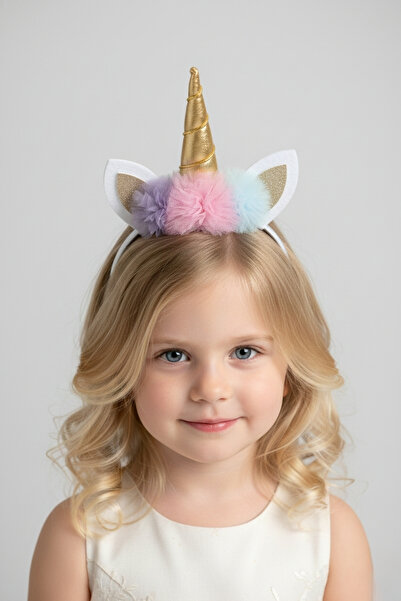 LOGO AKSESUAR Coroana pentru fete cu flori de unicorn