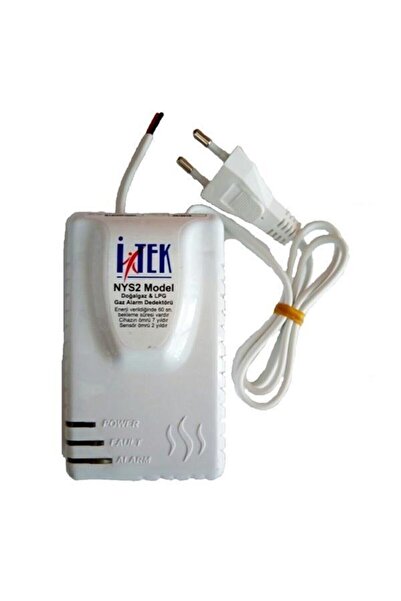 İTEK Nys-03 Model Gaz Alarm Cihazı Doğalgaz Lpg Dedektörü Tse