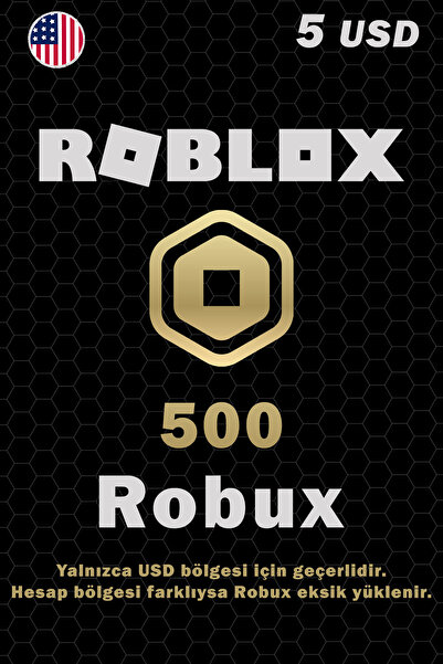 1epin Roblox 500 Robux - USD Bölgesi içindir.
