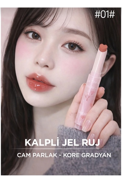 Kozmetik Florette Gege Bear Kalpli Jelly Lipstick - 01 Gege Bear