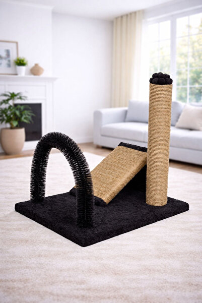 petlocations مجموعة من 3 قطع: مبرد للقطط + أداة لحك القطط + منحدر للقطط (تأتي...