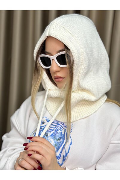 GRAZELLA Kışlık Balaklava Triko Örgü Balaclava Bere Şapka Boyunluk Başlık