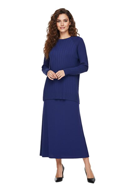 Nefise Жіночий комплект з мерсеризованого казею та спідниці 140286 BGL-ST04077