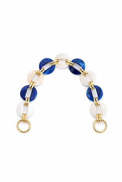 Nildenhobim Altın Renk Aksesuarlı Oval Akrilik Çanta Sapı / Çanta Önü Süs – 4...