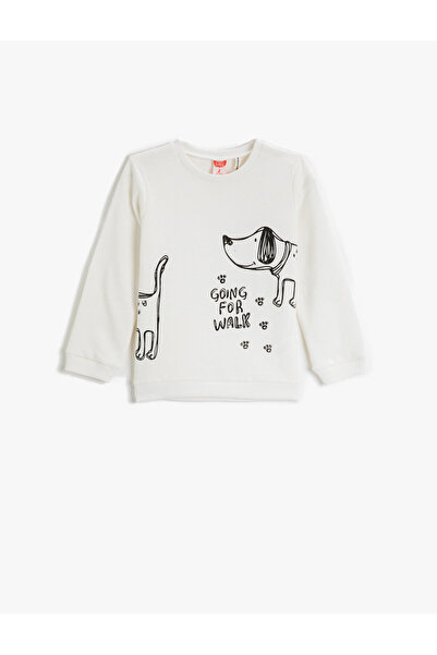 Koton Mikina s potiskem psa