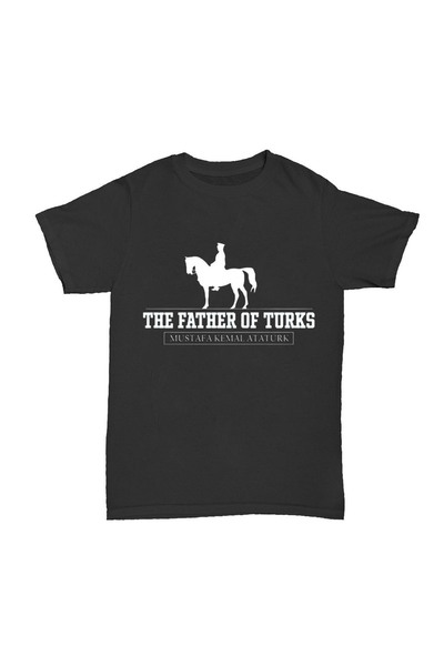 l'eivor Βαμβακερό μπλουζάκι Unisex με στάμπα Mustafa Kemal Atatürk Father Of ...